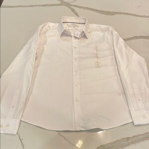 Banana Republic White Untucked Fit Shirt